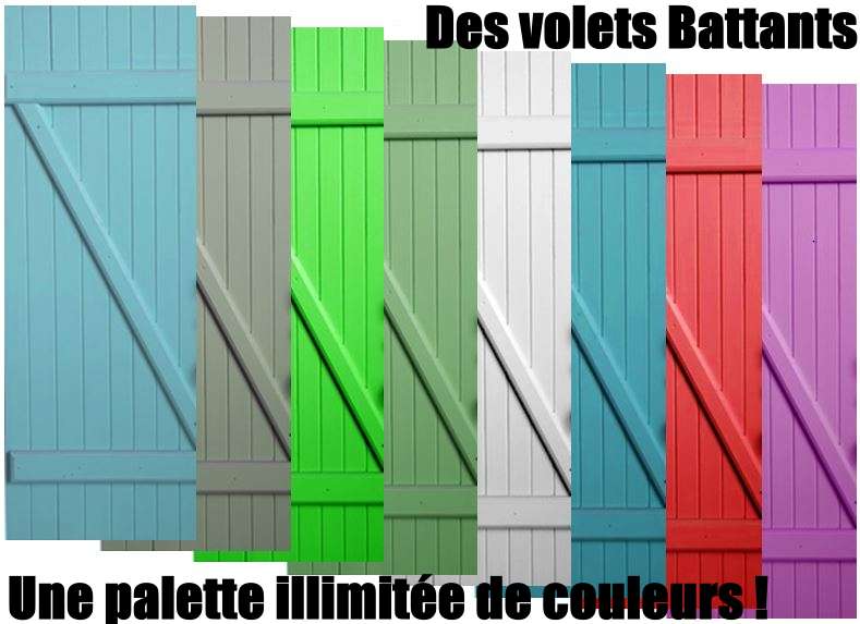 gamme volet battant couleur